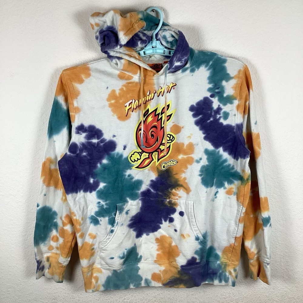 Flamin Hot Cheetos Mens Long Sleeve Sweatshirt Size L Pullover Excellent